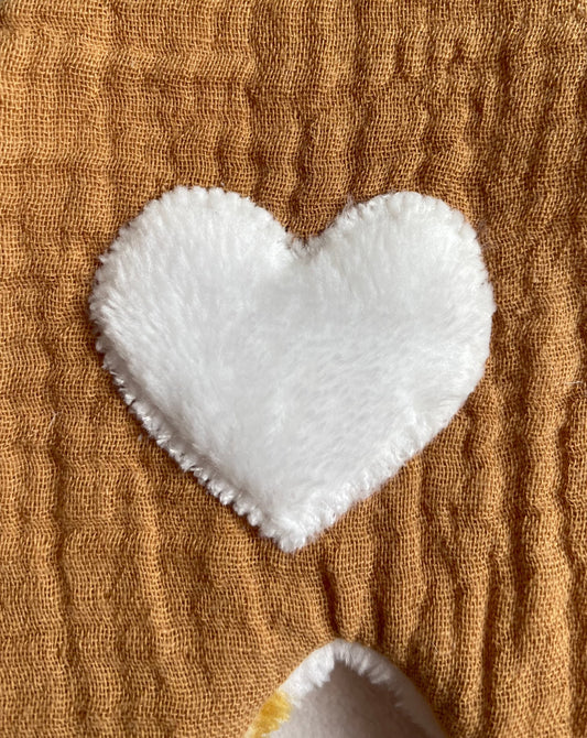 Doudou Ourson Ocre Jaune - Tours