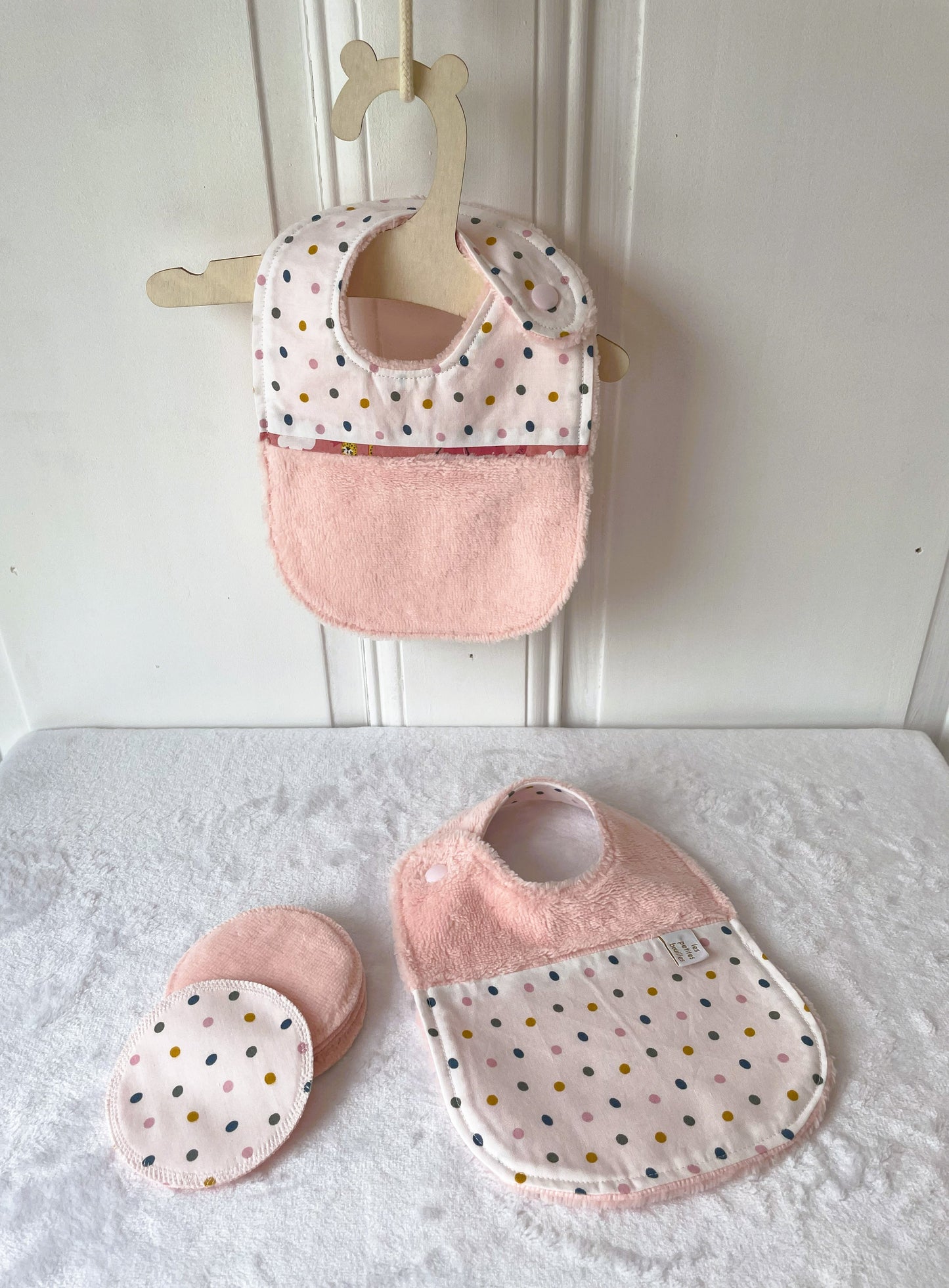 Ensemble Naissance - Rose Pastel et Pois